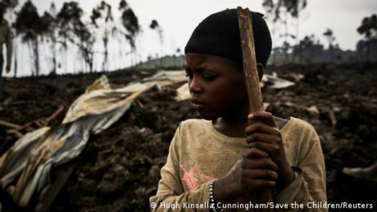 Von den Eltern getrennt: Nach dem Vulkanausbruch im Kongo