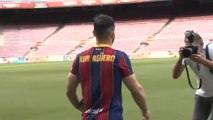 Kun Agüero, presentado como nuevo jugador del FC Barcelona