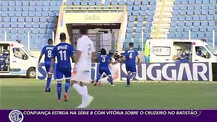 Globo Esporte SE: Confiança estreia na Série B com vitória sobre o Cruzeiro no Batistão