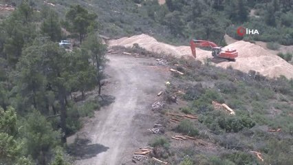 Taş ocağı nedeniyle ürünleri zarar gören kekik üreticilerinden tepki