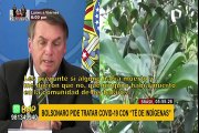 Brasil: Bolsonaro insta a la población a tratar COVID-19 con “té de indígenas”