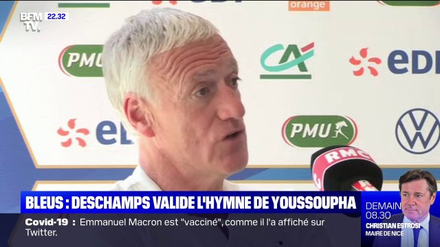 Je la trouve bien : Didier Deschamps réagit à la chanson de Youssoupha pour l’Euro