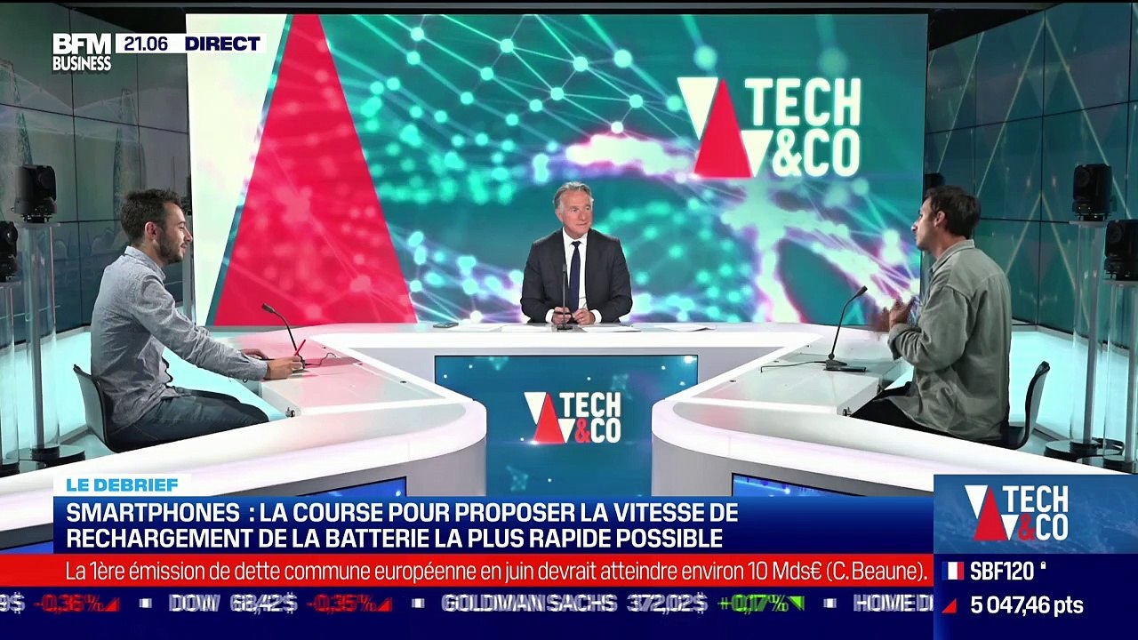 La course à la vitesse de rechargement de la batterie de smartphone, la future conférence Huawei,... Le débrief de l'actu tech du lundi - 31/05