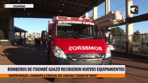 Bomberos de Itaembé Guazú recibieron nuevos equipamientos