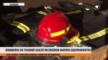 Bomberos de Itaembé Guazú recibieron nuevos  equipamientos
