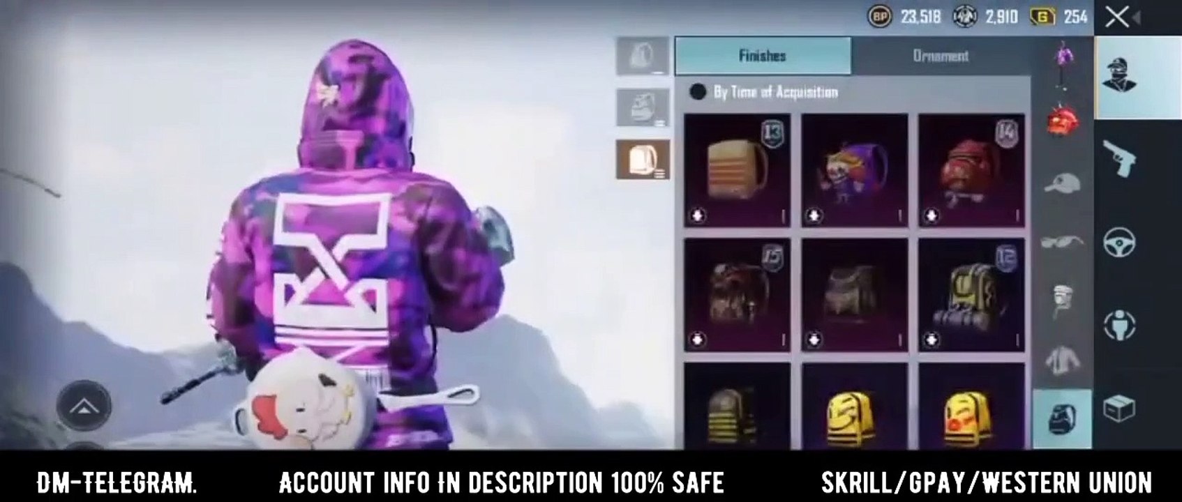 ♨️Glacier Kill Message Account♨️ For Sale  $150 | Pubg Mobile Account For Sale Tamil | 100% Safe ✅