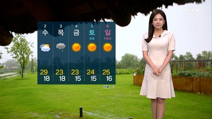 6월 첫날, 초여름 더위…아침까지 중북부 비