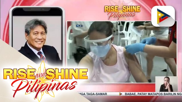 Panayam ng Rise and Shine Pilipinas kay National Commission of Senior Citizens Chairperson Atty. Franklin Quijano kaugnay ng higit isang milyong senior citizens na nabakunahan