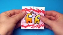 4 Among Us Transformations Arts & Paper Crafts Tutorial