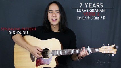 7 Years Lukas Graham Guitar Tutorial Lesson Acoustic Easy
