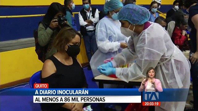 El gobierno realizó el lanzamiento oficial del plan de vacunación -Teleamazonas