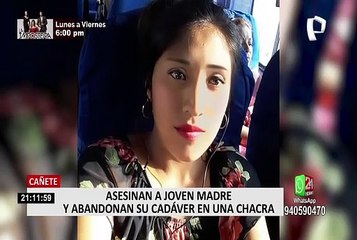 Cañete: mujer fue encontrada muerta en descampado por la Panamericana Sur.