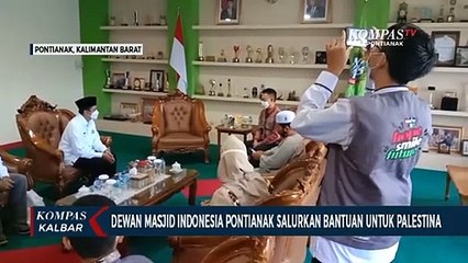 Dewan Masjid Indonesia Pontianak Salurkan Donasi untuk Warga Palestina