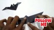 Halloween Bat | Scary Bat | Origami Flying Bat From Paper | Easy Origami Animals | Paper Animals