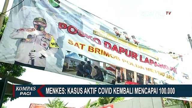 Menkes: Kasus Aktif Covid-19 Kembali Mencapai 100.000