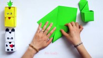 How To Make Origami Box Cactus, Pineapple And Panda Paper || Crafts Ideas 2020