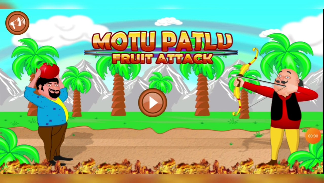 Motu patlu fruit attack gameplay walkthrough | Motu patlu game |Motu patlu game