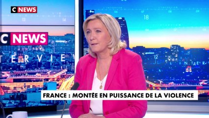 Marine Le Pen : «Je pense qu'il faut véritablement passer un tour de vis»