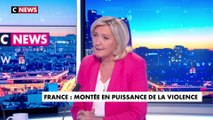 Marine Le Pen : «On ne règlera pas l'aggravation de l'insécurité en nombre et en nature si on ne règle pas le problème de l'immigration massive et dérégulée dans notre pays»