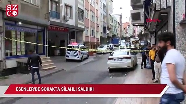 Esenler'de sokakta silahlı saldırı