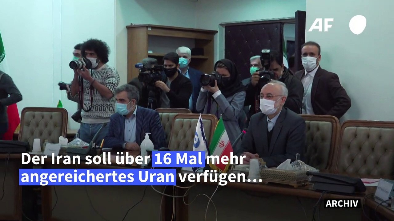 Iran verfügt über viel mehr angereichertes Uran als vereinbart