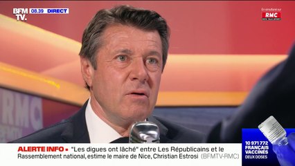 Si quelques Républicains se rapprochent du RN, ça ne concerne pas "l'ensemble de la formation" pour Christian Estrosi