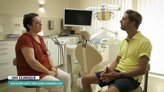 Refaire toutes les dents : 1ère étape 24 extractions et 2 prothèses provisoires - iDH Clinique - Dr SZREBRO dentiste Hongrie