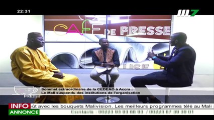CAFÉ DE PRESSE DU 31 MAI 2021