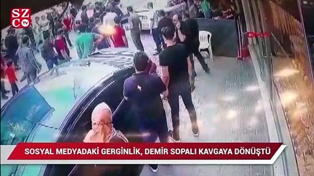 Sosyal medyada başlayan tartışma demir sopalı kavgaya dönüştü