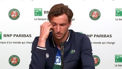 Roland-Garros 2021 - Arthur Rinderknech : "Je n'ai pas fait le match que j'aurais aimé faire, parce que je n'ai pas réussi à le faire"