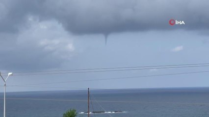 Alanya'da açıklarında hortum