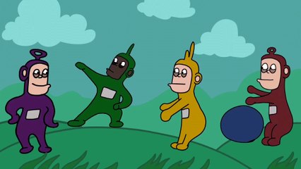 the dark twist of Teletubbies ，happy Children's day by wildmanpuzze cartoon