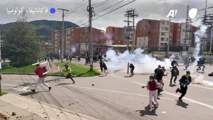 الاحتجاجات متواصلة في كولومبيا بعد دخولها شهرها الثاني