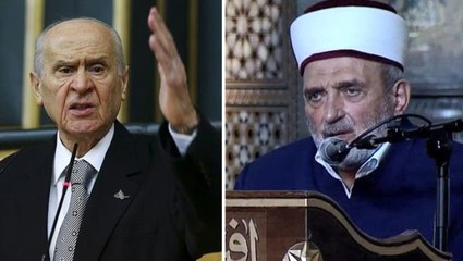 Son Dakika! Ayasofya Camii'nde Atatürk'e hakaret ettiği öne sürülen imama Bahçeli'den sert tepki: Provokasyondur, iyi araştırılmalı
