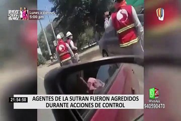 Tumbes: denuncian agresión a gentes de la Sutran durante acciones de control