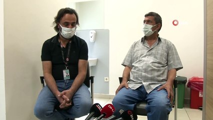 Karnından 6 kiloluk tümör çıkarıldı