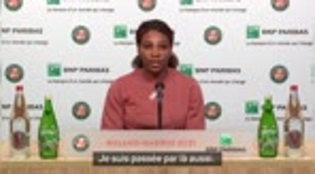 Roland-Garros - Williams : J'aimerais pouvoir serrer Osaka dans mes bras