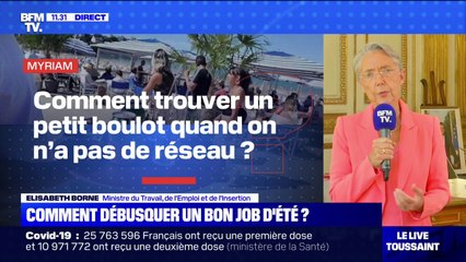 Elisabeth Borne assure que le service permettant de trouver un job d'été "va rapidement passer à 40.000 propositions"