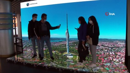 İstanbul'un yeni sembolü Çamlıca Kulesi kapılarını ziyaretçilerine açtı