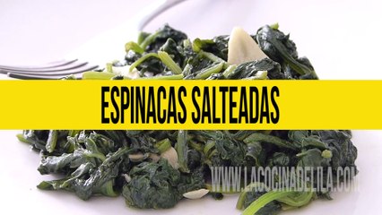 Cómo hacer espinacas salteadas ✅