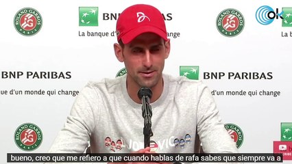 La sincera reacción de Djokovic cuando le preguntan por sus derrotas contra Nadal