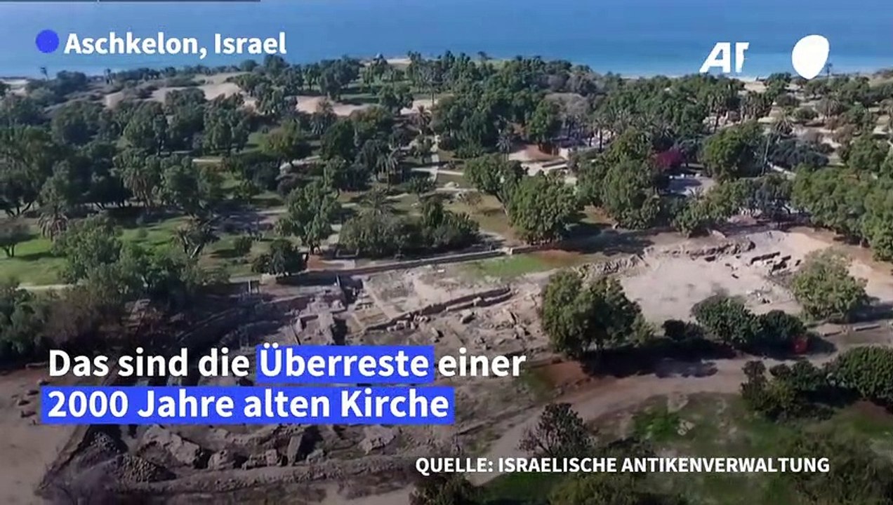 Israel präsentiert Überreste von 2000 Jahre alter Basilika