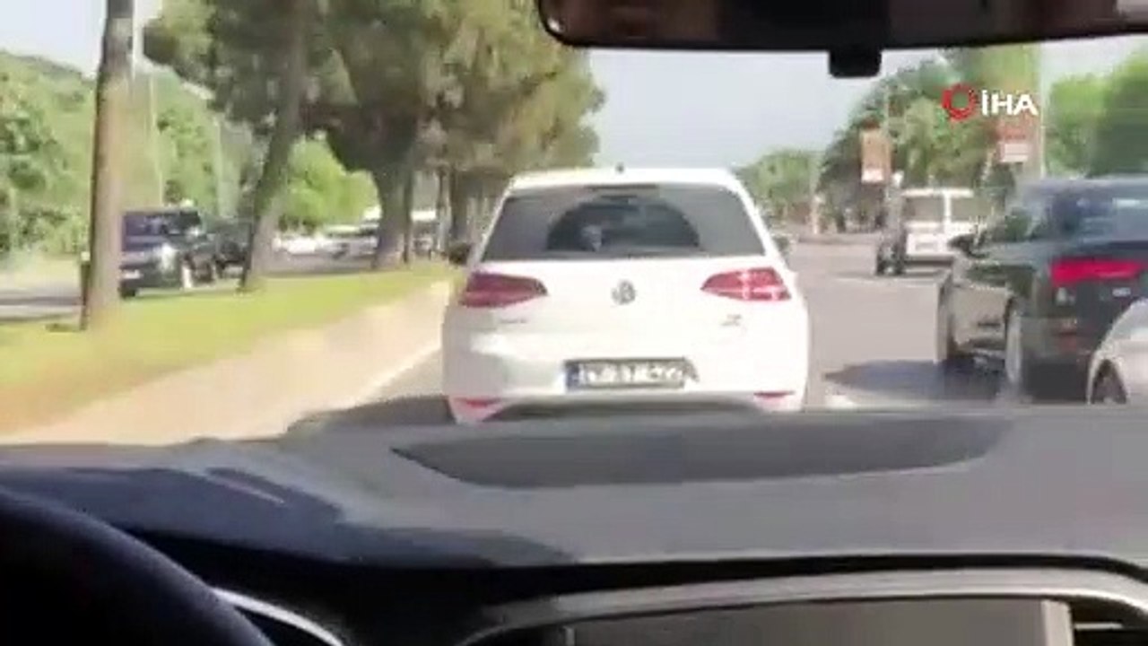 İstanbul'da trafik canavarı iş başında: Bir de marifetmiş gibi internete yükledi