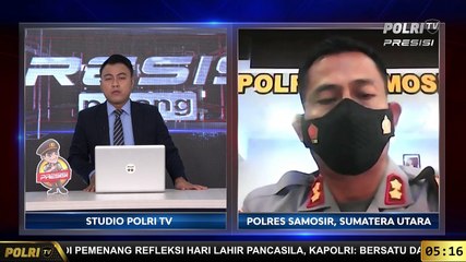 Dialog bersama Kapolres Samosir Terkait Terceburnya Mobil di Dermaga Ambarita