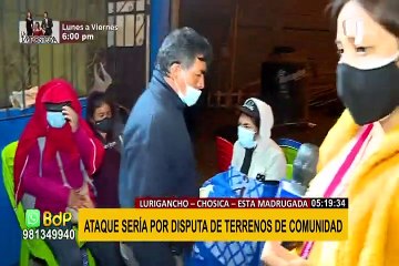 Lurigancho-Chosica: sicarios atacan a balazos a ronderos y dejan seis heridos