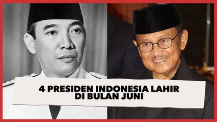 4 Presiden Indonesia yang Lahir di Bulan Juni