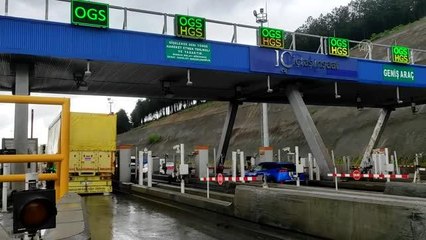 Transit yük taşımacılığı yapan araçlar Kuzey Marmara Otoyolunu kullanmaya başladı