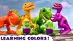 Funny Funlings Learn Colors and Learn English with Dinosaur Toys for Kids plus Thomas and Friends and Disney Cars Lightning McQueen in this Family Friendly Full Episode English Toy Story Video for Kids from Kid Friendly Family Channel Toy Trains 4U