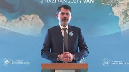 Kurum: "Van Gölü'müzü de inşallah koruma ve kurtarma projesiyle vatandaşlarımızın hizmetine sunmuş olacağız"