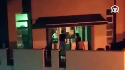 İzmir'de müezzini darp anı cep telefonu kamerasında